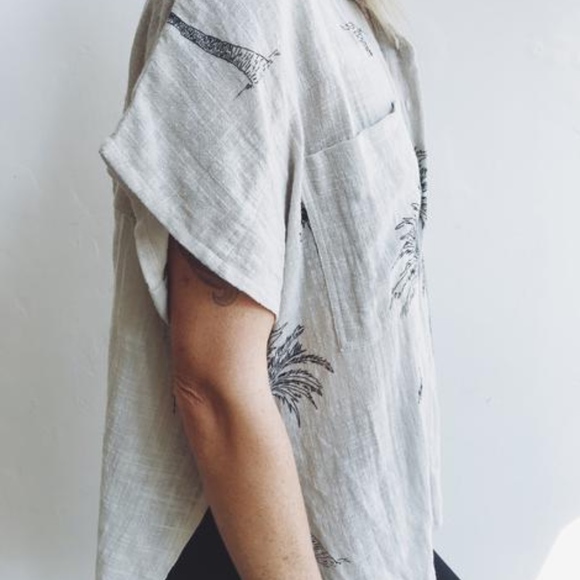 One Teaspoon Antigua Longline Shirt - Picture 3 of 4